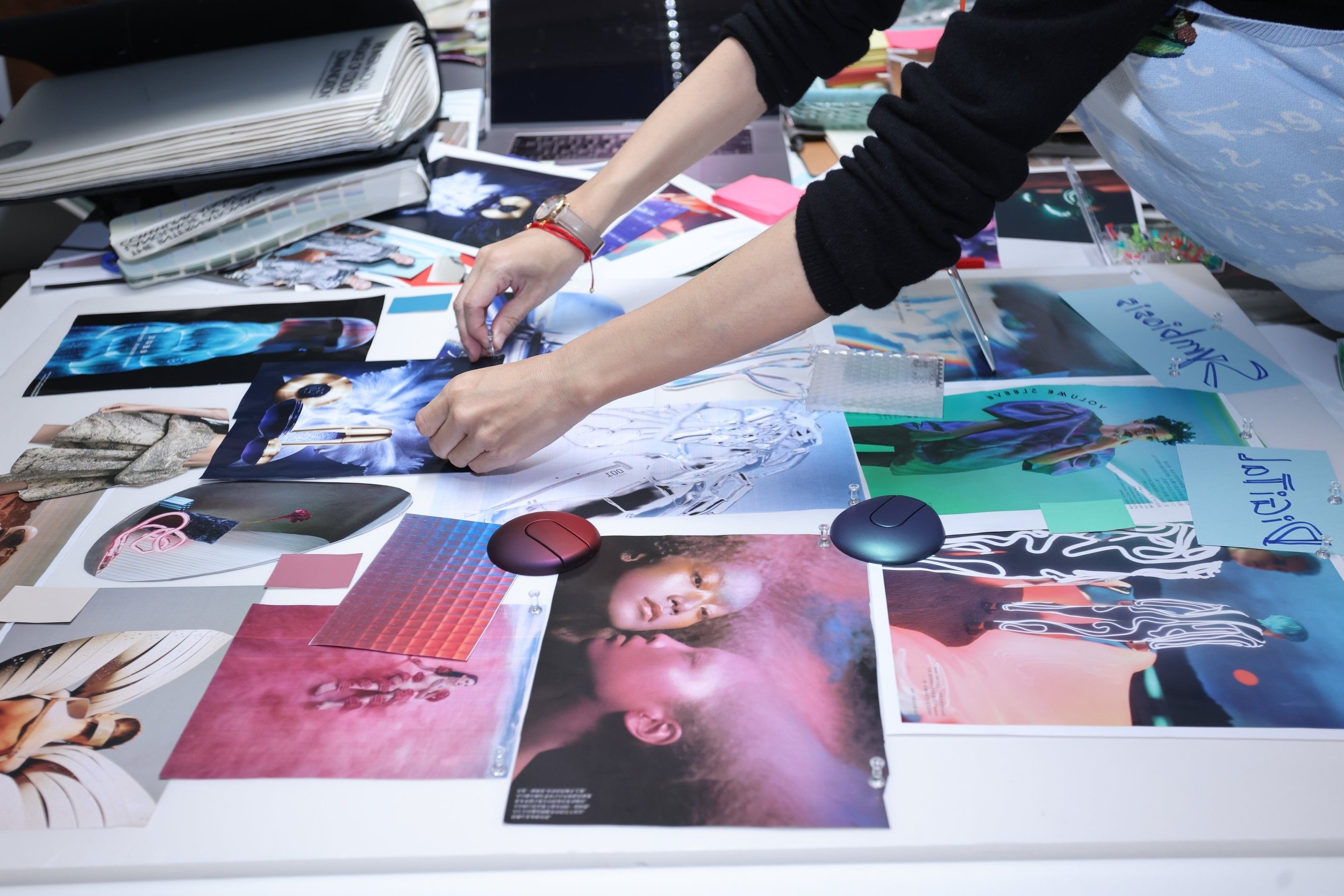 mood board during conference